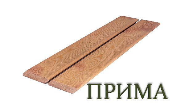 Планкен косой из лиственницы 20x90 сорт Прима