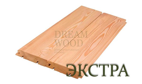 Вагонка штиль из лиственницы 16x90 сорт Экстра
